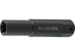 Nástrčná hlavice šestihran 22 mm E-profil E 18 BGS105246-E18, úderová, velmi dlouhá