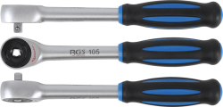 Přepínací ráčna 1/4" BGS100105 s otočnou rukojetí a posuvným čtyřhranem