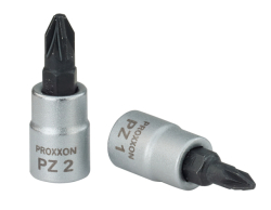 Hlavice zástrčná křížová Pozidriv 1/4" - PZ 2