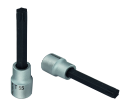 Hlavice zástrčná prodloužená Torx 1/2" - TX 45