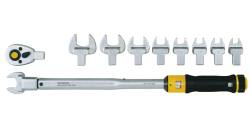Sada - Momentový klíč MicroClick MC 200 a 10 nástavců