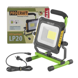 LED reflektor aku/220V Procraft LP20 bez akumulátoru a nabíječky | LP20