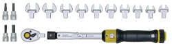 Sada - Momentový klíč MicroClick MC 60 a 10 nástavců