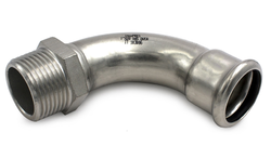 INOX PRESS-Koleno 18mm x 1/2"a -  