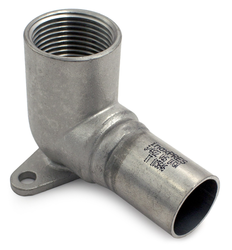 INOX PRESS-Ukončení na zeď 22mm a x3/4
