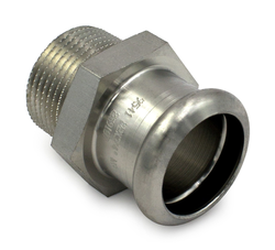 INOX PRESS-Připojovací šroubení 42mm x 5/4"a -  
