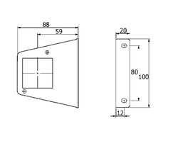 Držák filtrů a sestavy INOX 1/2" -3/4" -  