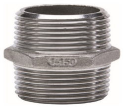 INOX-Dvojitá vsuvka 2"a x 2"a -  