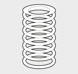 Pružina REG/FR 1/8-3/8 0-8 bar -  