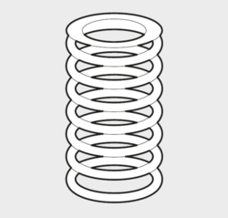 Pružina REG/FR 1/8-3/8 0-8 bar