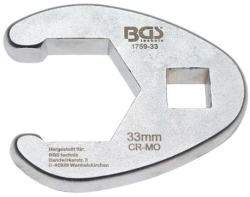 Plochý otevřený klíč 1/2" - 33 mm BGS101759-33
