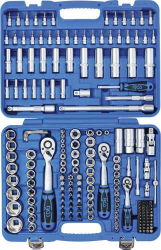 BGS 2292 Gola sada 1/4"+3/8"+1/2", hlavice 4 ÷ 32 mm profil Superlock (192 dílů)