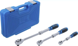 Přepínací ráčny 1/4 - 3/8 - 1/2" BGS1025123 teleskopické (Sada 3 díly)