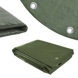 Plachta kulatá Procraft GT3,6 120g/m2 nepromokavá s oky 3,6 m zelená | GT3,6