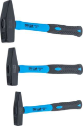 Sada zámečnických kladiv, sklolaminátová násada BGS103845, DIN 1041/ 300, 500, 800 g (3 dílná)