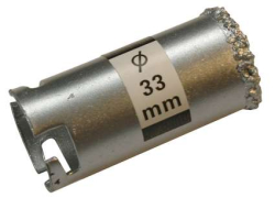 Diamantový vykružovací vrták pr. 33 mm BGS103911 ze sady BGS č. 103910