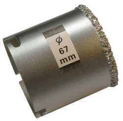Diamantový vykružovací vrták pr. 67 mm BGS103913 ze sady BGS č. 103910