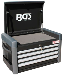 Box na nářadí BGS104112, 4 zásuvky. Nástavba k vozíku PROFI BGS 104111