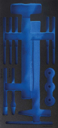 Nářaďový modul 1/3 - BGS104129-1 prázný. Pro BGS 4129