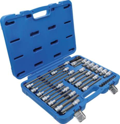 Sada nástrčných hlavic bgs 5184 speciální pro motorová vozidla 1/4" + 3/8" + 1/2" (38 dílů)
