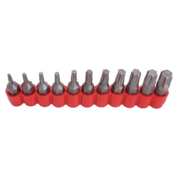 Bity 1/4" T-profil T7 ÷ T45 BGS100784 Sada 11 dílů