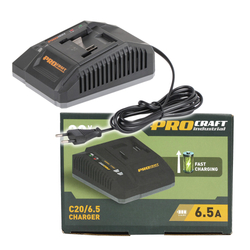 Nabíječka pro 20V Li-ion baterie Procraft Industrial C20/6.5 | C20/6.5