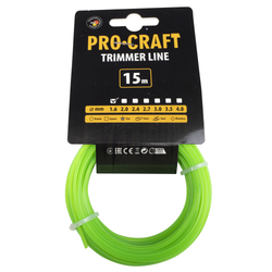 Struna žací (1.6mm) (15m) hvězda PROCRAFT ZI-1.6/15 | ZI-1.6/15