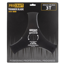Nůž křovinořezu (D255*25.4) 3T vroubkovaný PROCRAFT | H-3T/Z