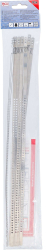 Stahovací spony pr. 50 ÷ 120 mm pro nápravové manžety BGS1070328 - nerezová ocel (Sada 10 dílů)