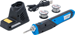 Aku páječka BGS Technic BGS 74485, kompaktní Aku pájení, USB nabíjení (1,5 Ah), 74485