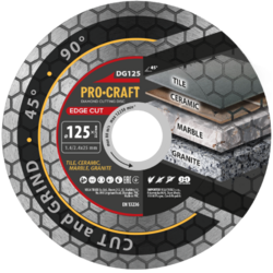 Diamantový kotouč Edge Cut Procraft DG125 | DG125