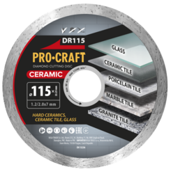 Diamantový řezný kotouč Ceramic Procraft DR115 | DR115