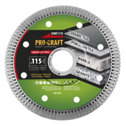 Diamantový řezný kotouč Ceramic PRO Procraft DM115 | DM115