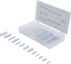 Těsná pera 3x3x20 mm ÷ 12x8x40 mm BGS108141 Sortiment 60 dílů