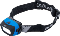 Aku čelová svítilna LED 3W COB BGS1085314