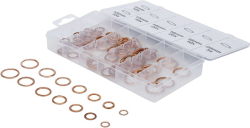 Těsnicí měděné O-kroužky pr. 6,0 ÷ 20,0 mm BGS109313 (Sada 95 dílů)