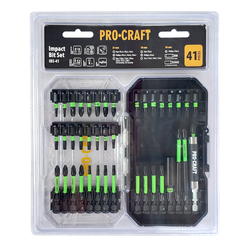 Aku rázový utahovák Procraft PS22bb + sada bitů IBS-41 + baterie a nabíječka | SPS22/IBS-41