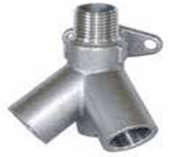 INOX-Ukončení na zeď 1 x 1/2"a /2 x 1/2"i -  