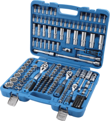 BGS 2292 Gola sada 1/4"+3/8"+1/2", hlavice 4 ÷ 32 mm profil Superlock (192 dílů)