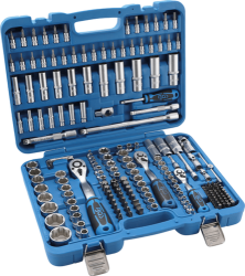 BGS 2292 Gola sada 1/4"+3/8"+1/2", hlavice 4 ÷ 32 mm profil Superlock (192 dílů)