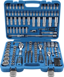 BGS 2292 Gola sada 1/4"+3/8"+1/2", hlavice 4 ÷ 32 mm profil Superlock (192 dílů)