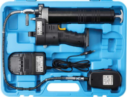 Aku tlaková mazací pistole BGS Technic 3175, 1x aku 2.0 Ah + nabíječka, BGS3175