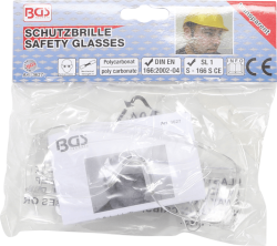 Ochranné brýle BGS103627, čiré. ANSI Z 87 a CE EN 166