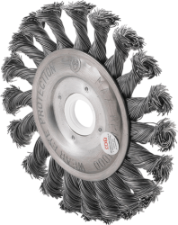 Talířový copanový kartáč pr. 115 mm BGS103985 na autoskla. Uchycení 22,2 mm