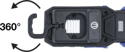 Aku montážní COB LED lampa s magnetem a háčkem BGS1070051 sklopná