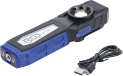 Aku montážní COB LED lampa s magnetem a háčkem BGS1070051 sklopná