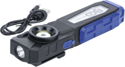 Aku montážní COB LED lampa s magnetem a háčkem BGS1070051 sklopná