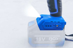 Aku rázový vrtací šroubovák BGS107360 bezkartáčový, 80 Nm (Bez aku)
