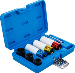 Nástrčné hlavice 1/2" 17 ÷ 21 mm BGS1074297 se spirálovým profilem (Sada 7 dílů)
