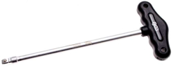 Otočná T-rukojeť, sklopný čtyřhran 3/8" délka 230 mm, BGS107802-1